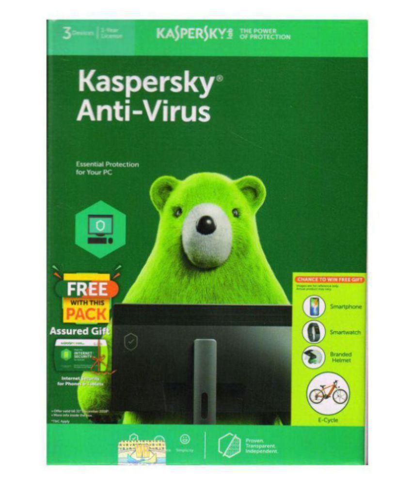 online purchasing kaspersky anti virus in india