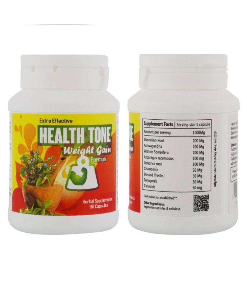 Health Tone Effect Weight Gain Capsules (Made In Thailand) (100 g)BW