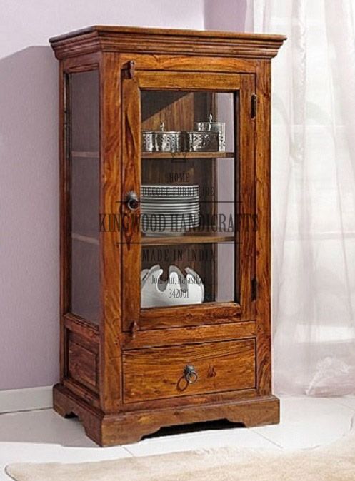 Kingwood Furniture Kitchen Crockery Cabinet with Single ...