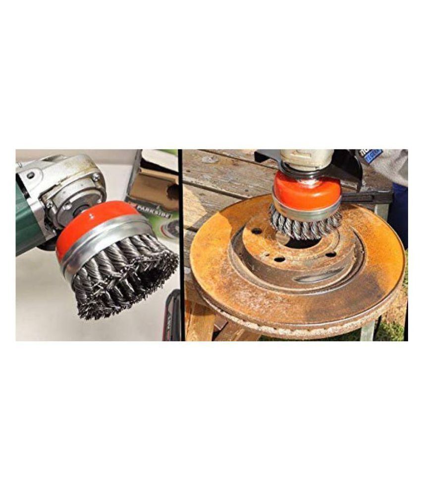 Excel Impex Twisted Cup Brush For Removing Rust Paint And Polishing 