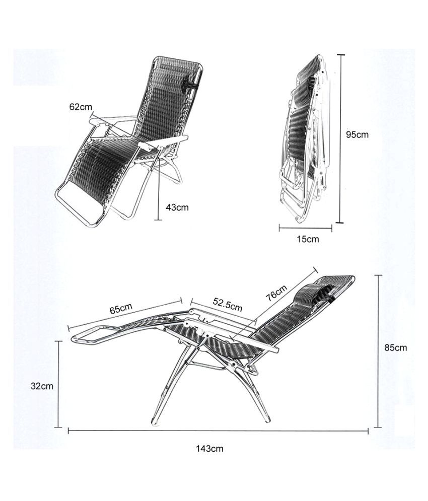 Folding Zero Gravity Relax Chair / Loungue Chair with Adjsutable Head
