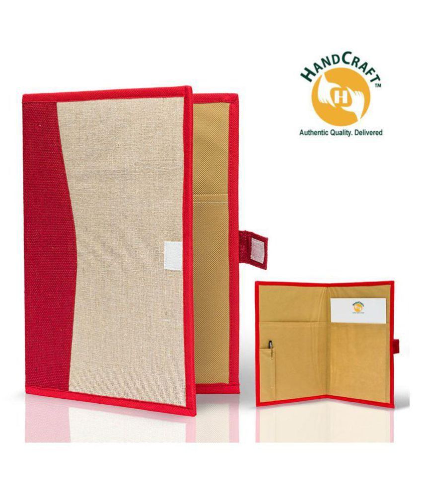 Handcraft Jute File Folder for Certificates, Document Holder Buy