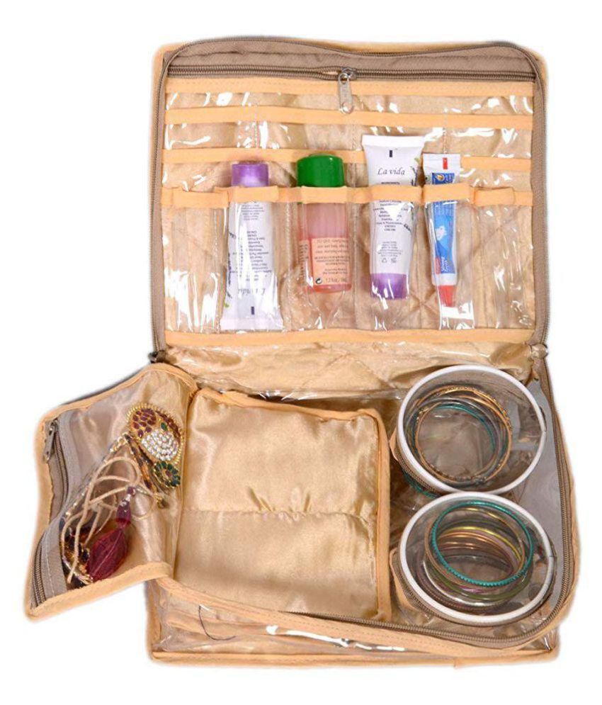 Buy PrettyKrafts Gold Vanity Kit and pouches 1 Pc at Best Prices in
