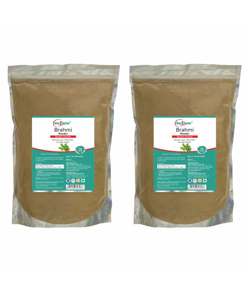     			Way2Herbal Brahmi Powder 1 kg Pack of 2