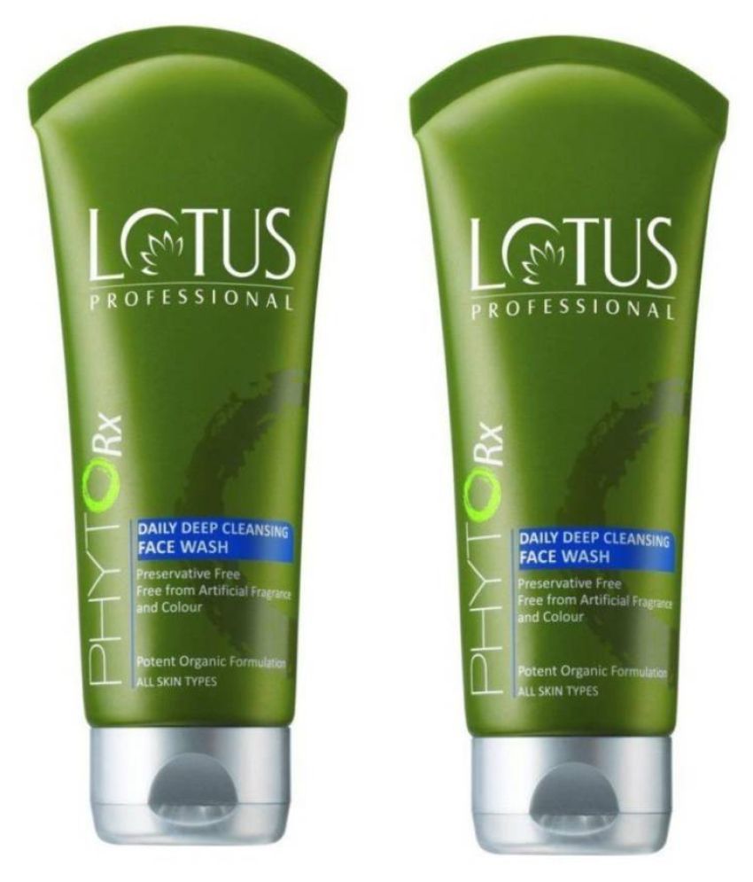 Lotus Daily Deep Cleansing Facewash Face Wash 160 ML Pack Of 2 Buy 