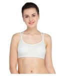 N-Gal Polyester Cami bra - White