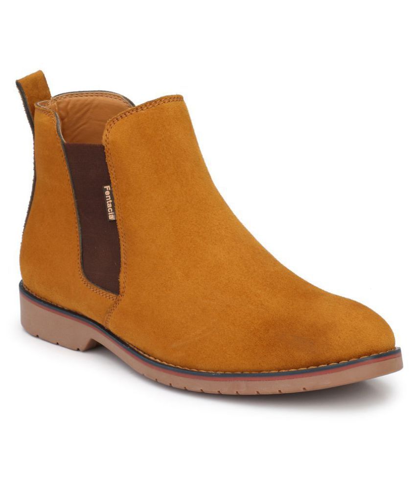     			Fentacia - Tan Men's Boots