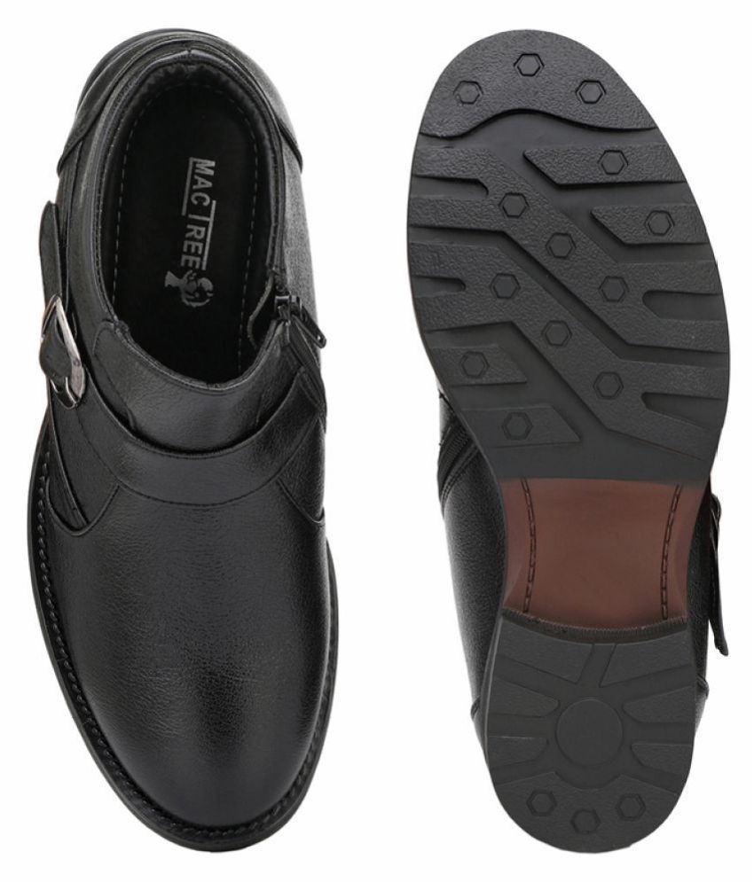 mactree black formal shoes