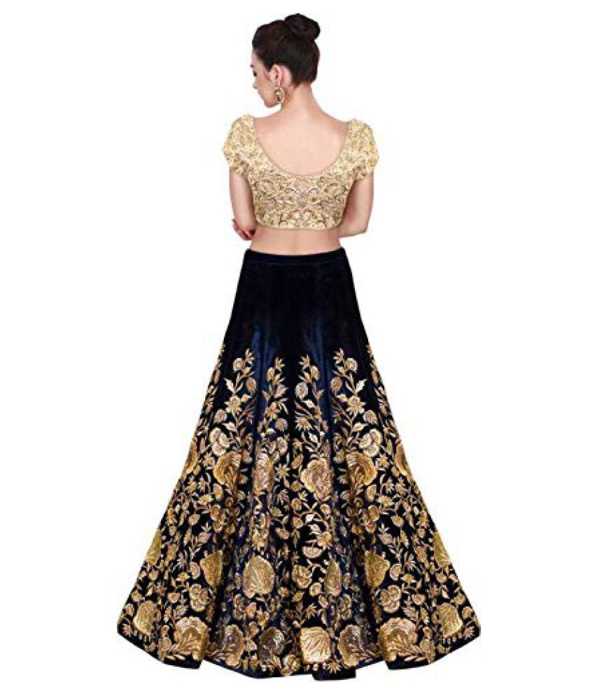 chaniya choli blue