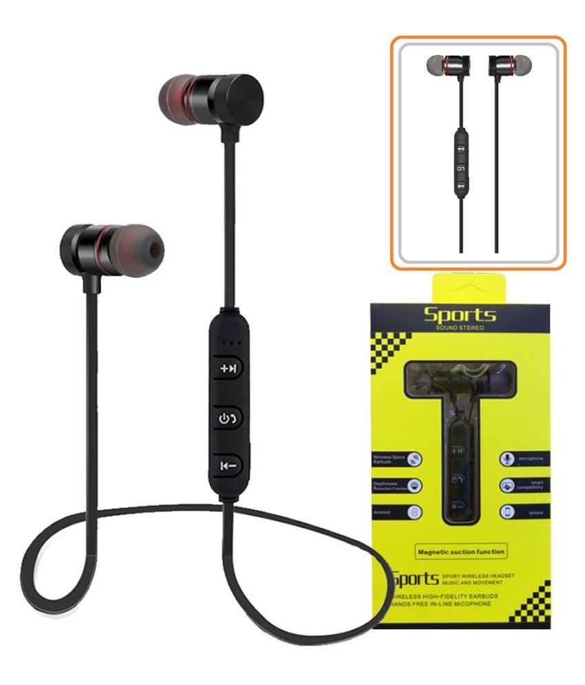 Head Kik VIVO Bluetooth Headphone In Ear Wireless Earphones With Mic