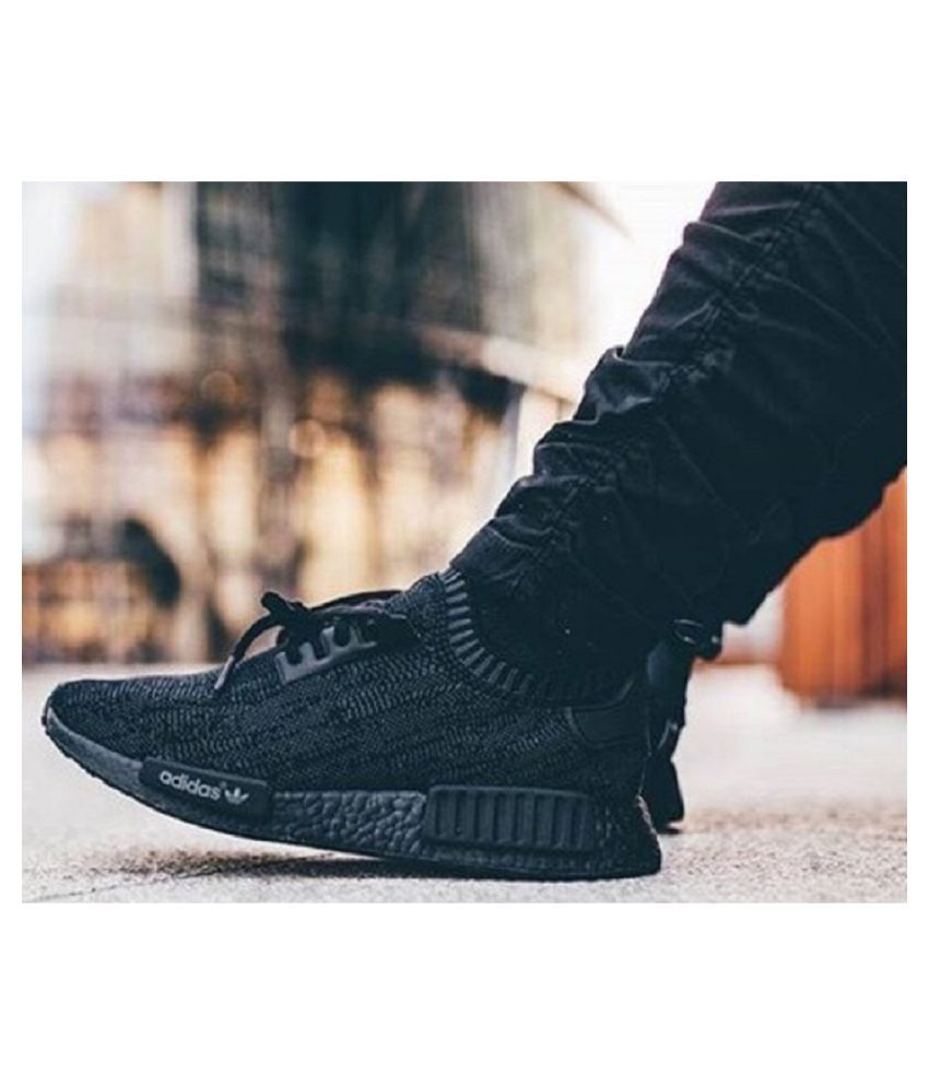 Adidas NMD Runner PK Running Shoes Black: Buy Online at Best Price on ...