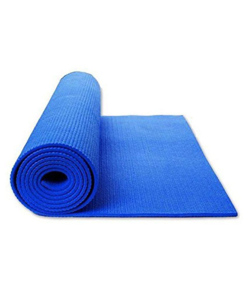 Fitness Life 4mm PVC Free, EVA Yoga Mat optimal stability Longevity Soft , Firm (Blue) Buy