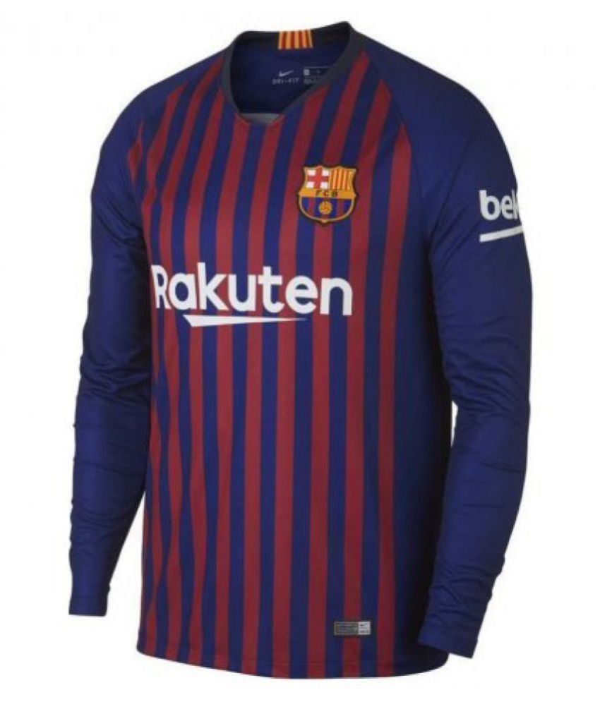 fc barcelona full sleeve jersey