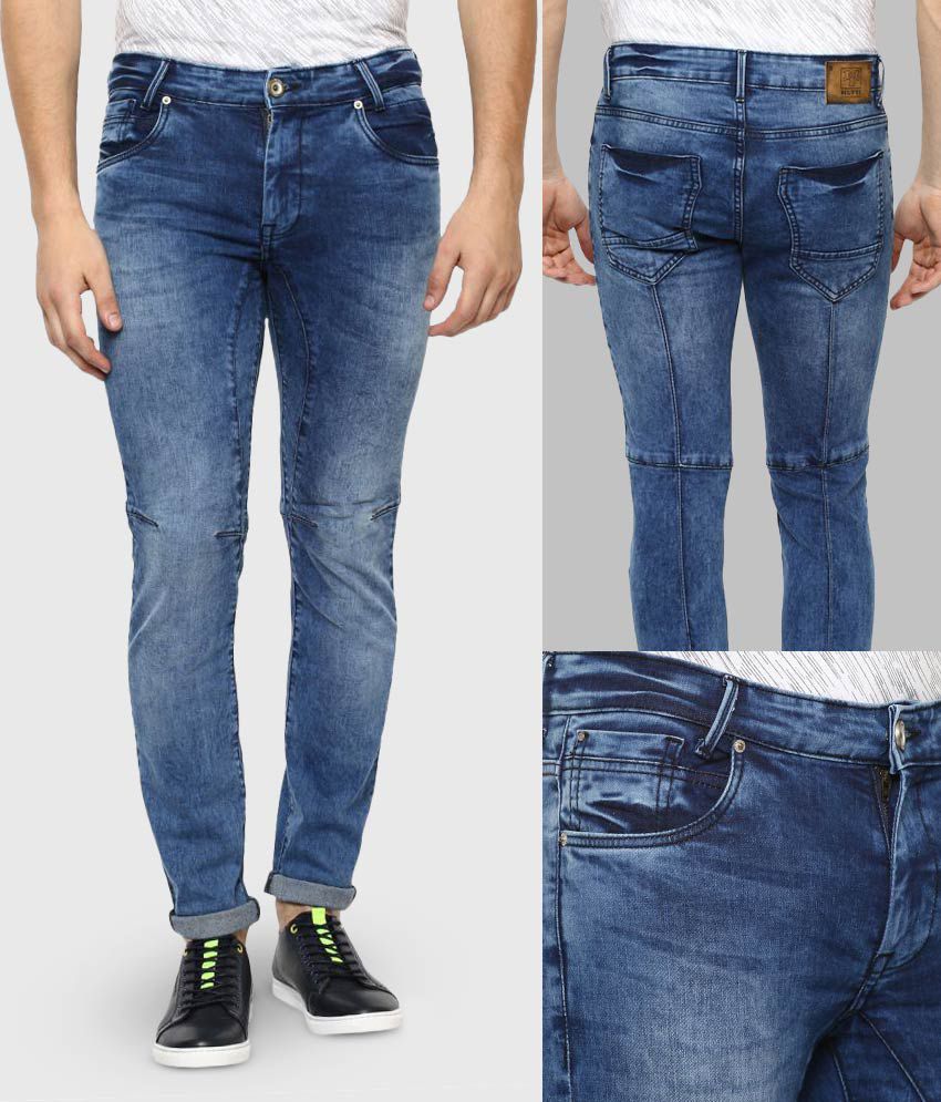 Mufti Blue Regular Fit Jeans - Buy Mufti Blue Regular Fit Jeans Online ...