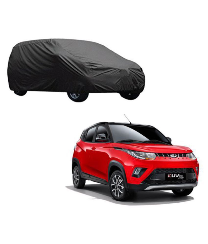     			Autoretail Grey Color Dust Proof Car Body Polyster Cover Polyster For Mahindra Kuv100