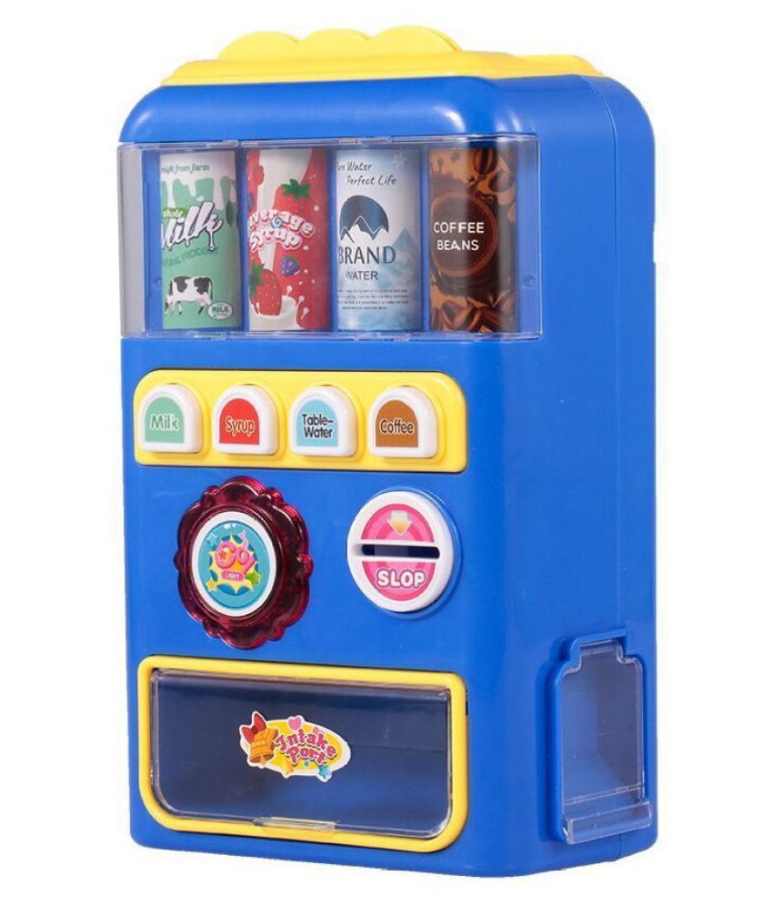 Kids Pretend Play Battery Operated Juice Dispenser Vending Machine Toy