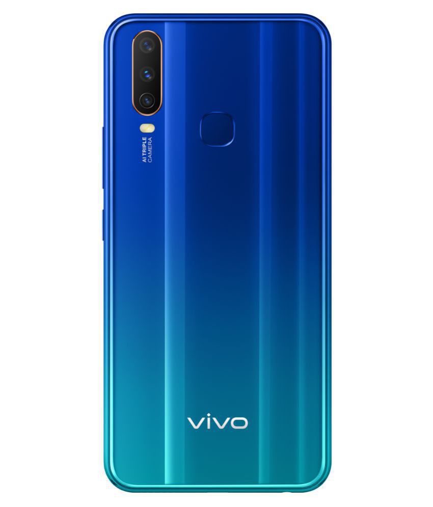 Vivo Y15 64gb 4 Gb Aqua Blue Mobile Phones Online At Low Prices Snapdeal India