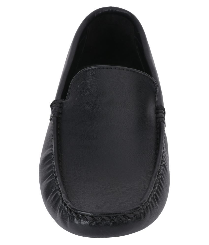 lee fox loafers black