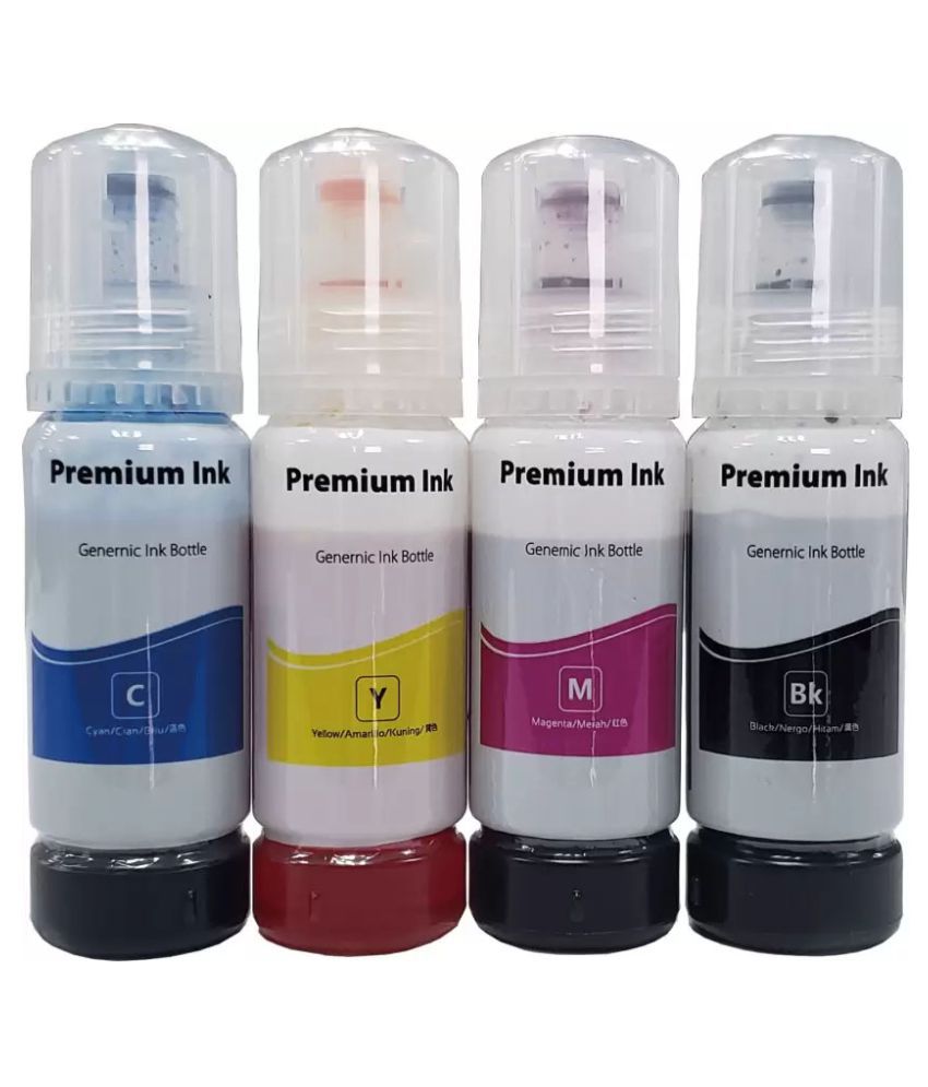 Og 001 And 003 Bcym Multicolor Pack Of 4 Ink Bottle For Ink Refill For Epson 001 003 Epson 5043