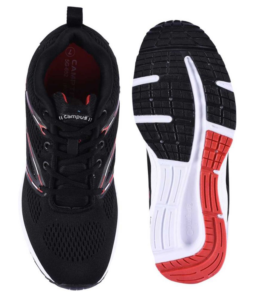 Campus ROCKER Black Running Shoes - Buy Campus ROCKER Black Running ...