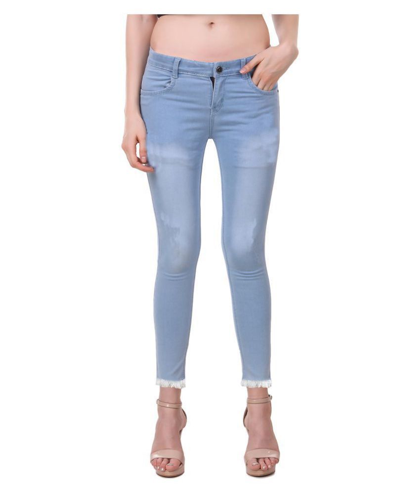 faint blue jeans