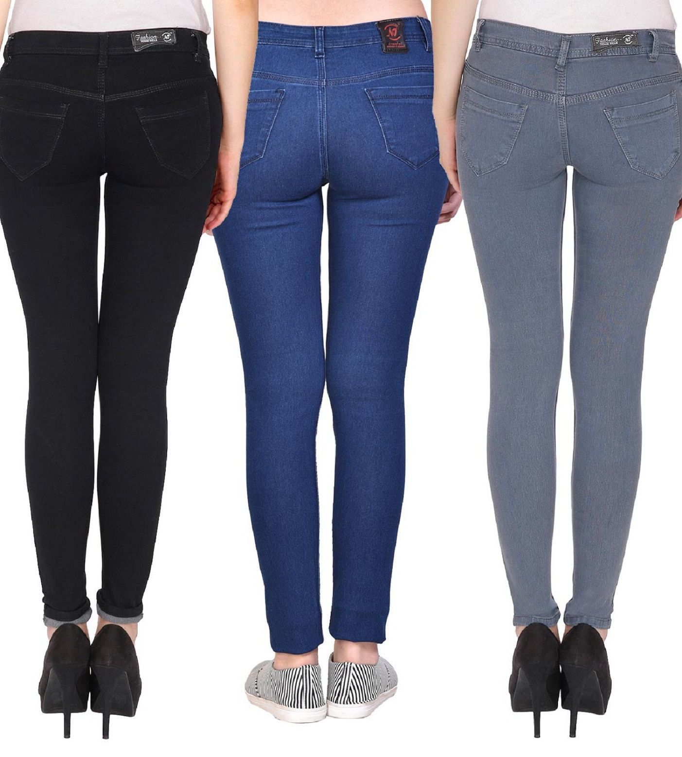 Buy NJs Denim Jeans - Multi Color Online at Best Prices in India - Snapdeal