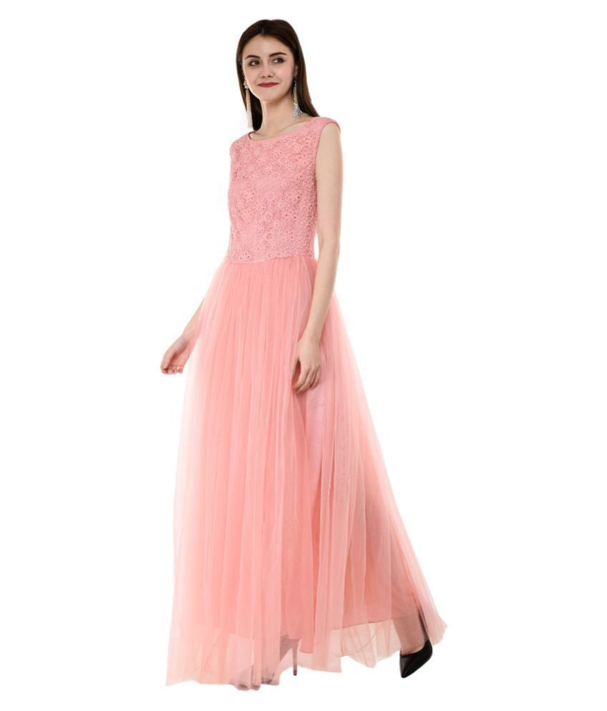 peach gown online