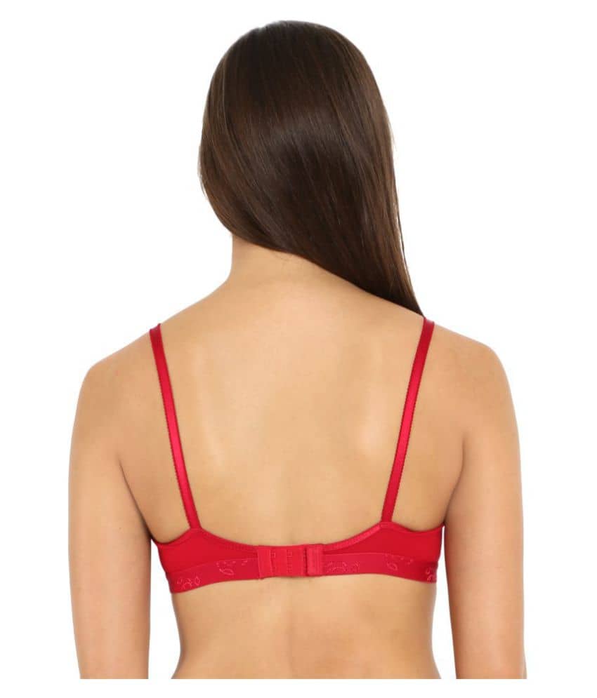 Buy Jockey Cotton T-Shirt Bra - Red Online at Best Prices ...