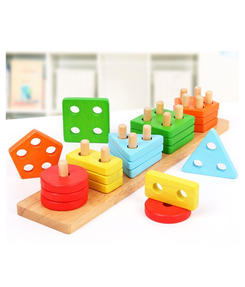 Wooden Educational Preschool Toddler Toys For 1 2 3 4 5 Year Old