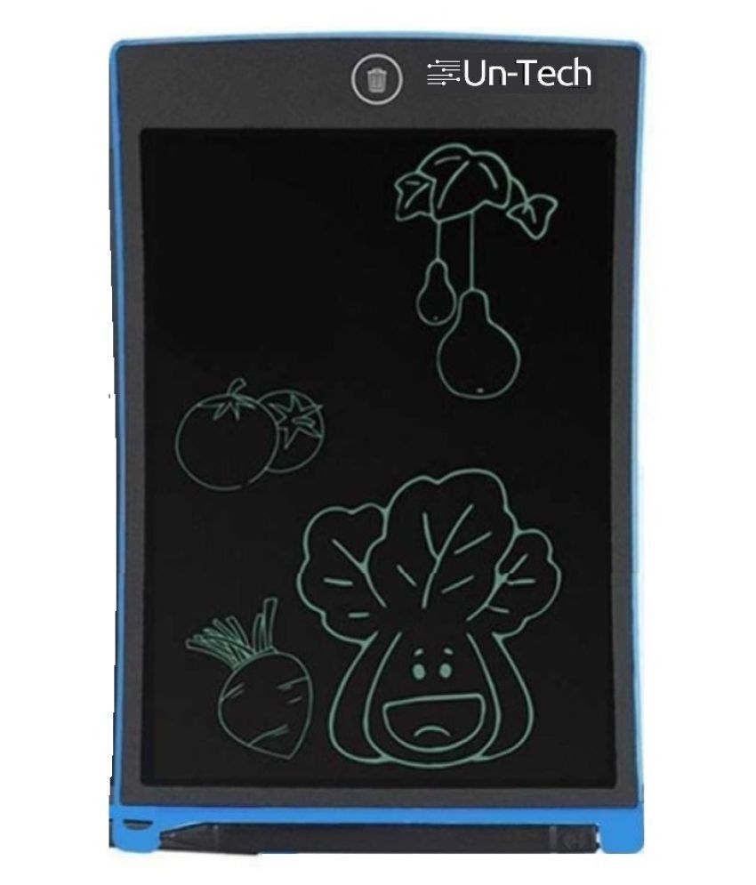     			Un-Tech Portable Ruff Pad E-Writer, 8.5 inch LCD Paperless Memo Digital Tablet Notepad (Blue)