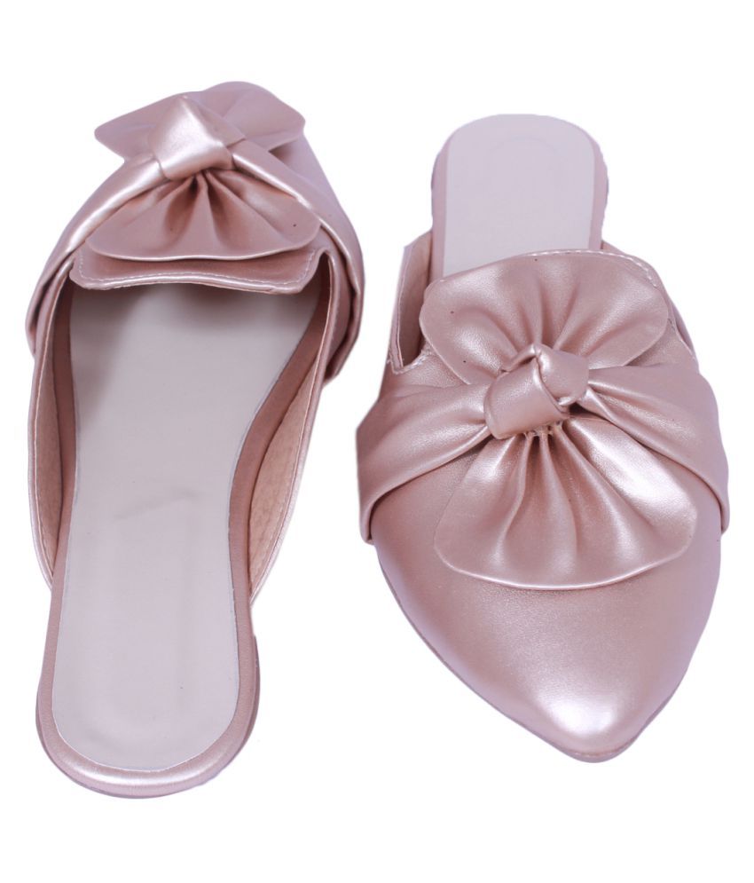 champagne colored flats