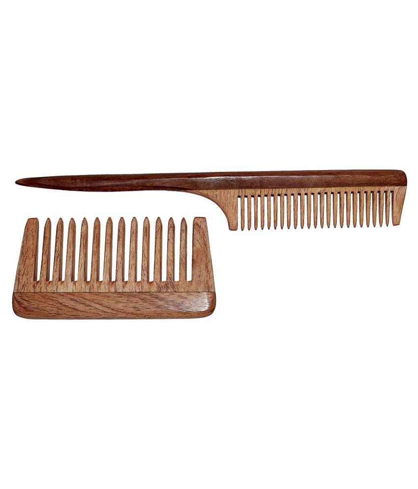 Swatika Swatika Neem Comb Wide Tooth Comb Pack Of 2 Buy Swatika