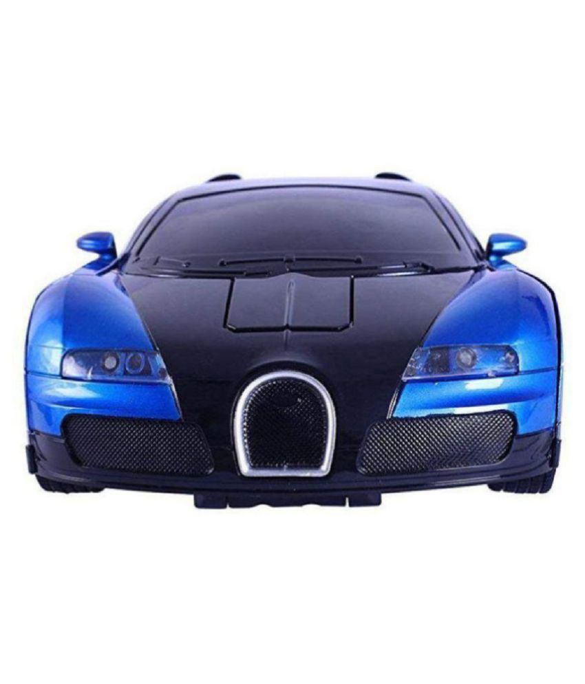 remote control bugatti transformer car toy