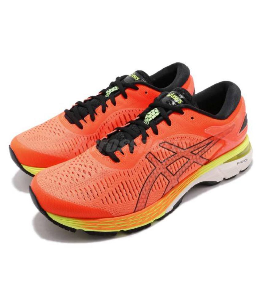 Asics Gel Kayano 25 Running Shoes Orange: Buy Online at Best Price on ...