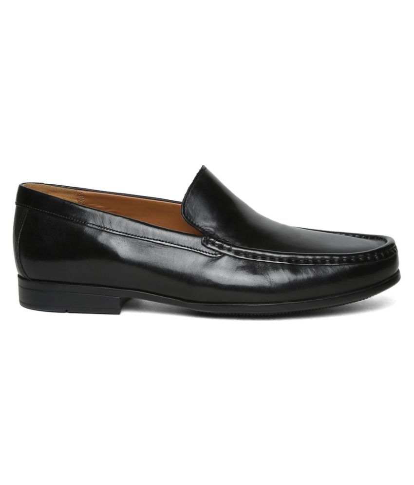 black loafers mens designer