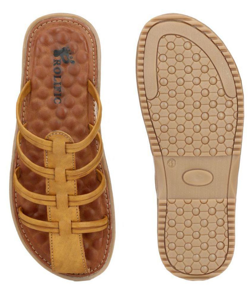 leather slippers flipkart