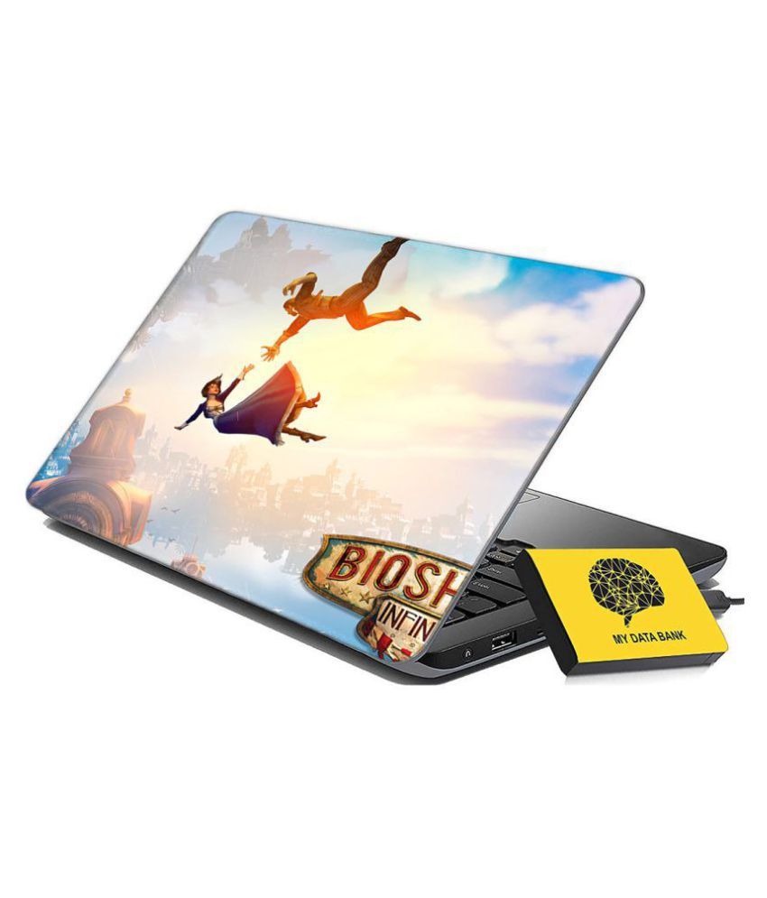 100yellow Bioshock Infinite Gaming Laptop Skins/Decal 15.6 Inch for