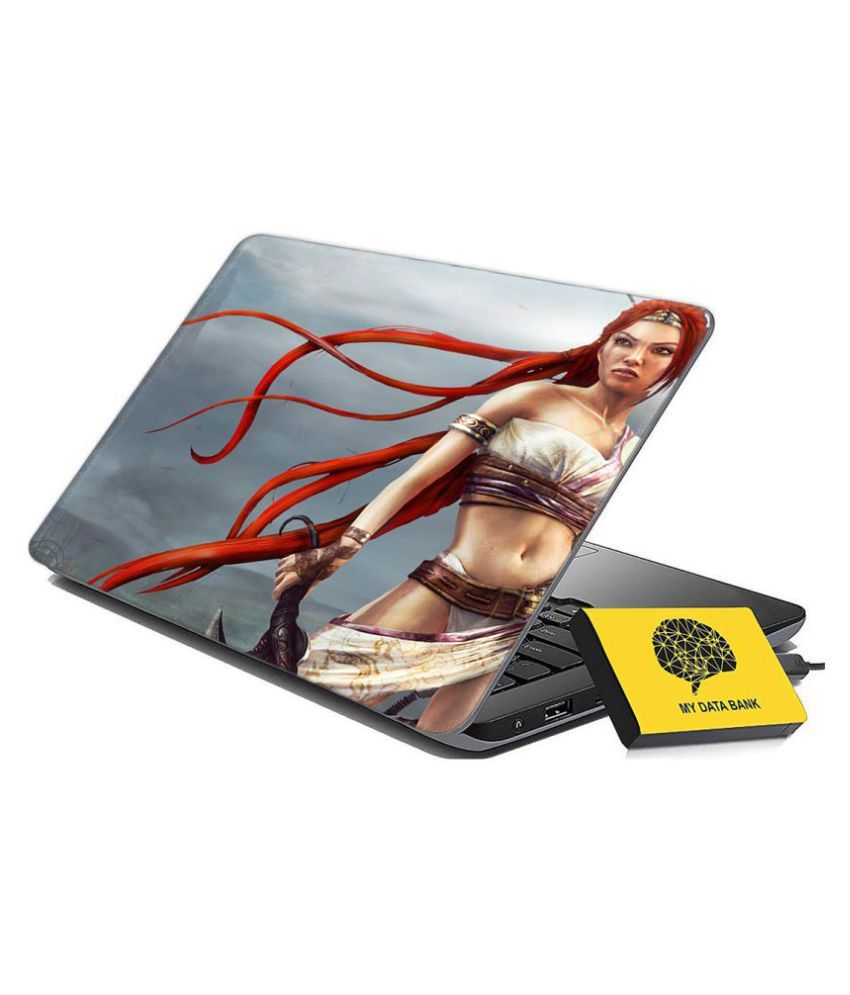 100yellow Heavenly Sword Gaming Laptop Skin Decal 15.6 Inch for Dell HP