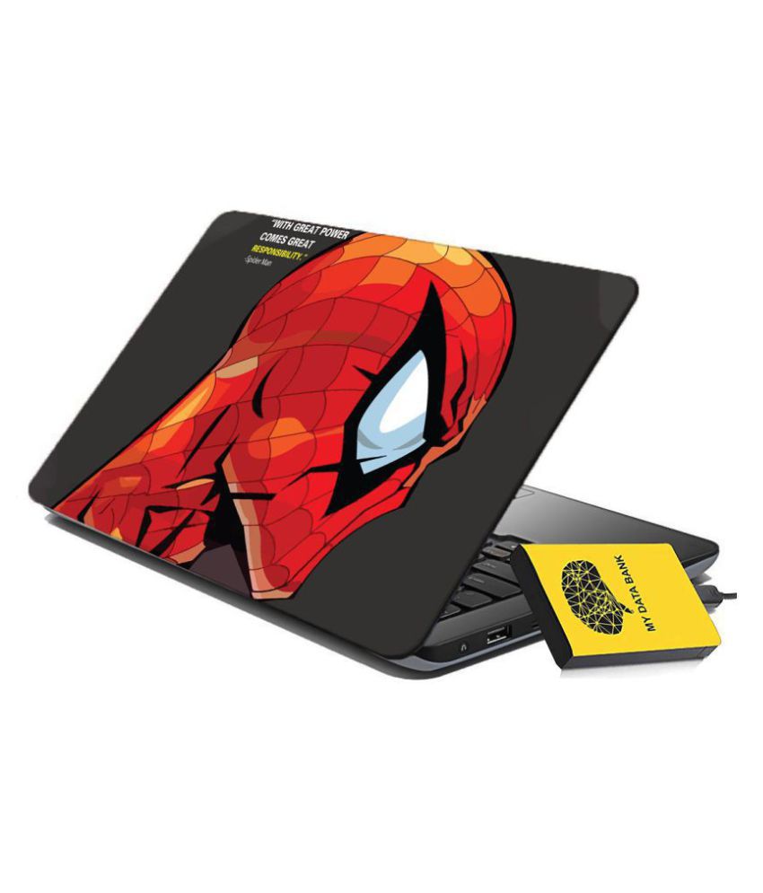 100yellow spiderman Gaming Laptop Skin Decal  Inch for Dell HP Acer  Asus Lenovo - Buy 100yellow spiderman Gaming Laptop Skin Decal  Inch  for Dell HP Acer Asus Lenovo Online at