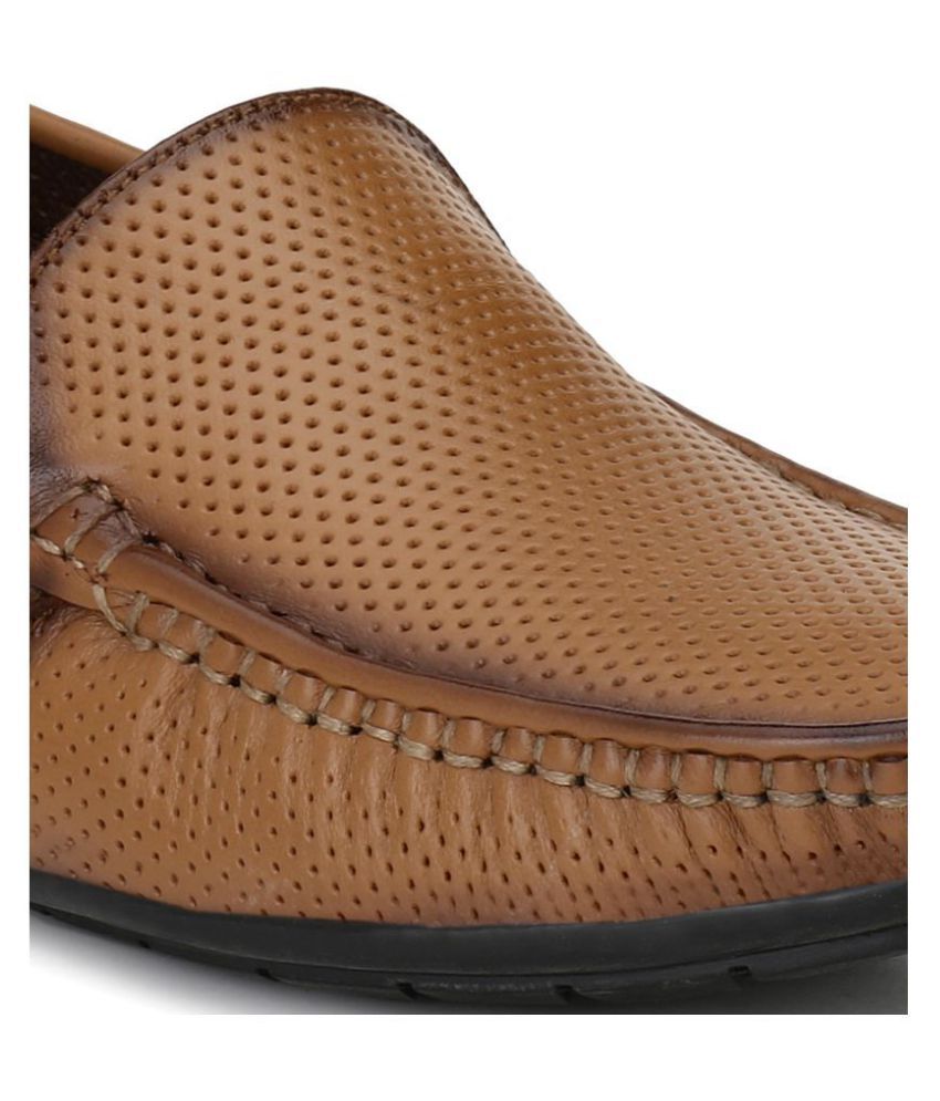 wide fit tan loafers