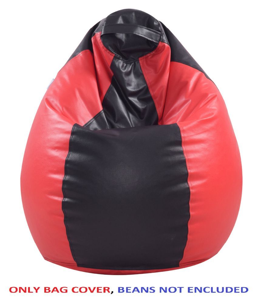 Satin Cloud Xxl Size Bean Bag Without Beans Red Black Buy