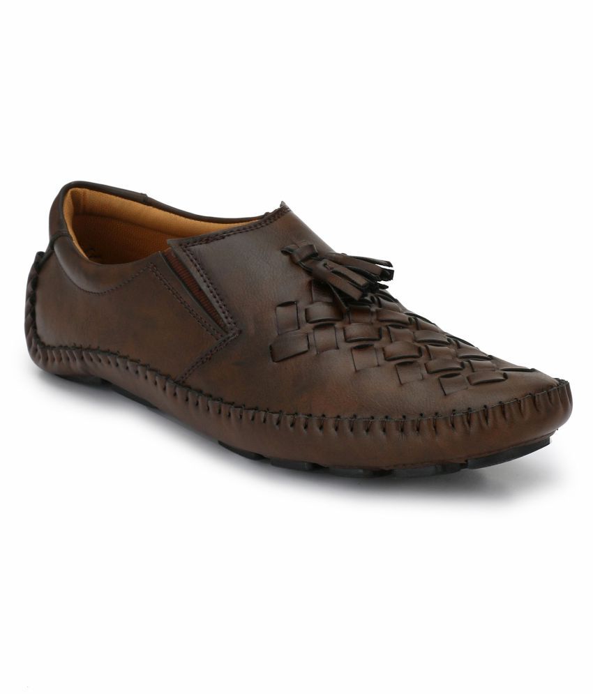     			Prolific - Brown Men's Tassel loafers