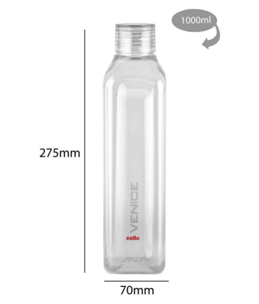 Cello Venice White 1000 mL Water Bottle set of 3 Buy
