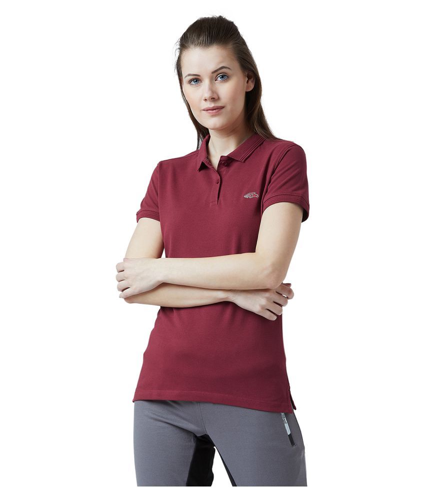 Buy PERF Cotton Red Polos Online at Best Prices in India Snapdeal