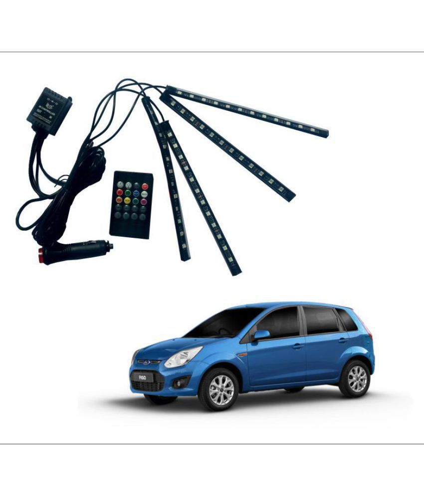 Trigcars Ford Figo Ol Car Led Atmosphere Light Multicoloured