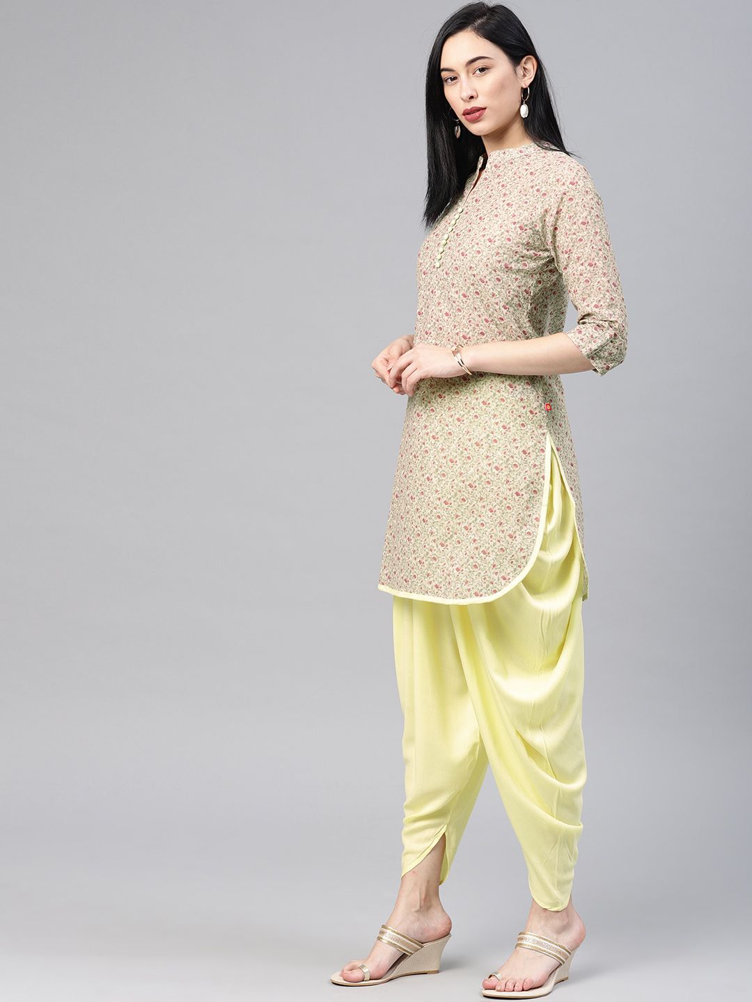 kurti with dhoti pants