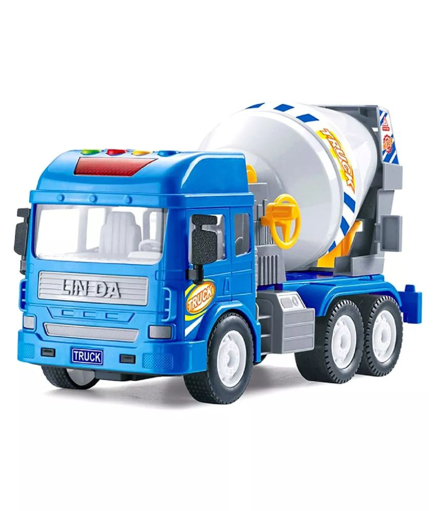 Play pacific Cement Mixer Construction Truck Toy with Light and Sound