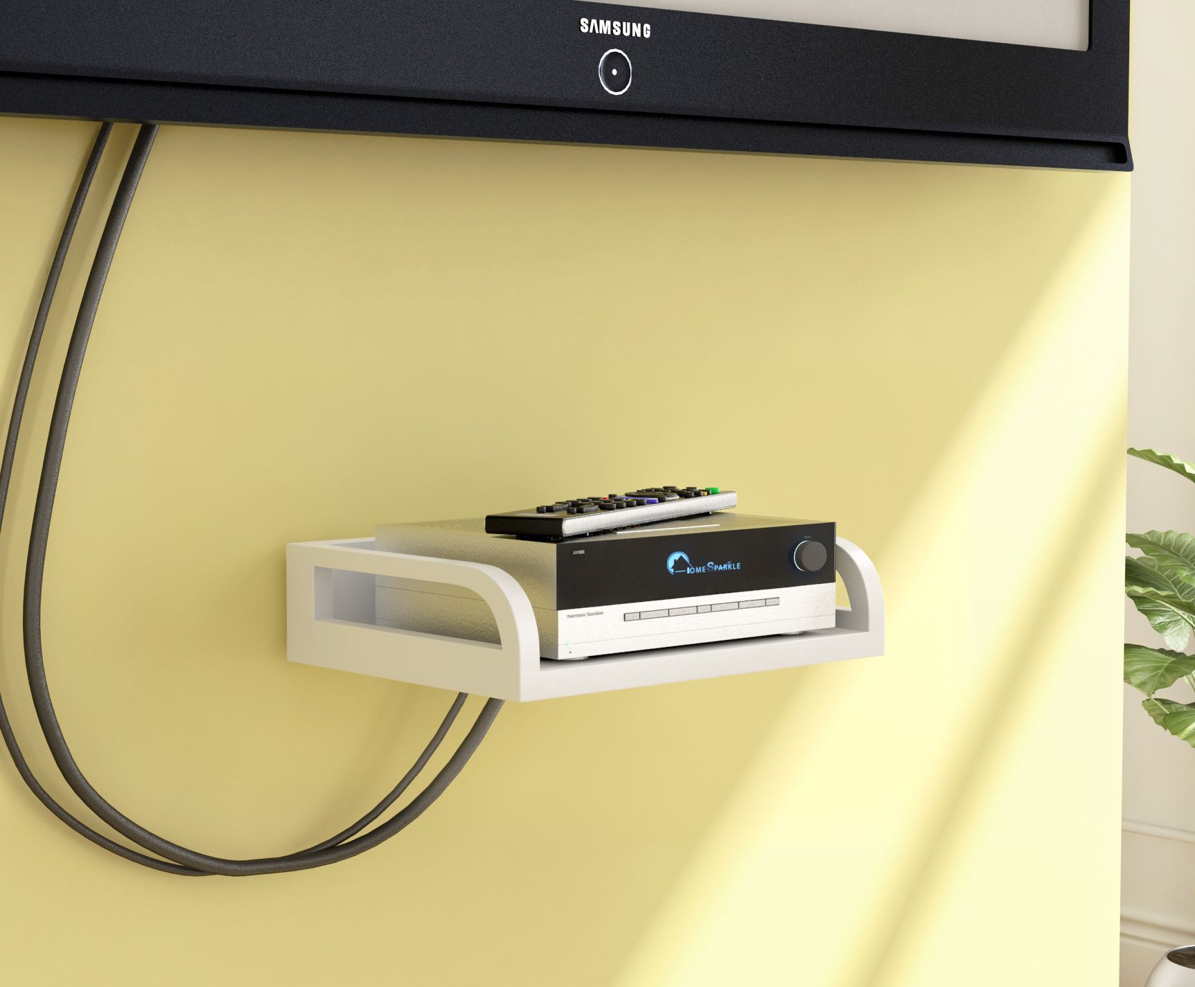 Home Sparkle Set Top Box Holder Wifi Modem Stand Suitable 