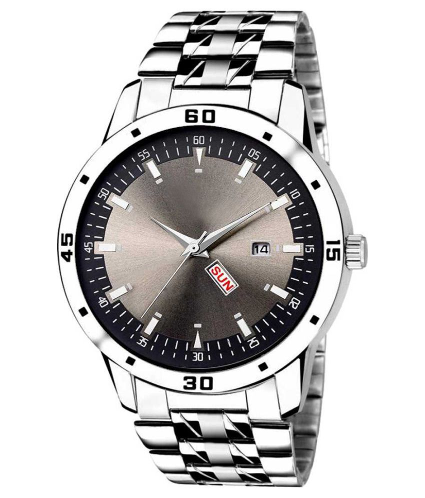     			newmen 2073 Day and Date Stainless Steel Analog Men's Watch