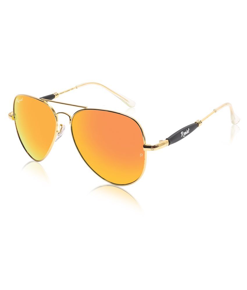Resist Orange Pilot Sunglasses Rea Ga Gf R03 Buy Resist Orange Pilot Sunglasses Rea 
